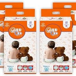 Coo Coo Extra Dry Baby Pullup Diaper Pant Size M-Medium-M (192) Count upto 7-12 kg Super Absorbent Core Up to 12 Hrs Protection Soft Elastic Waist & Leakage Protection Size Medium-M(192 Pieces)/Pack-image-35