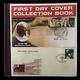 ISC~ FDC ALBUM, 40 Pages (20 Sheets), 80 Pockets (2 Pockets Per Page), FIRST DAY COVER ALBUM FOR 80 COVERS, Made In India~ Stampex MULTI COLOUR-12