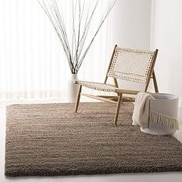 AHAN CARPETS Handcrafted Super Ultra Luxury Soft Fluffy and Anti Skid Rugs, Size 2x4 feet Colour, Light Brown-13
