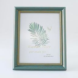 Kuber Industries Photo Frame For Home D�cor|Use Horizontal & Vertical|Crystal Clear Glass|Perfect For Home, Office And Shop "16.7x21.8CM" (Grey)-39