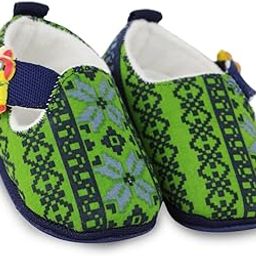neska moda 6 To 12 Months Baby Boys And Baby Girls Cotton Hook & Loop Sneakers/Booties-BT1401-picture-48