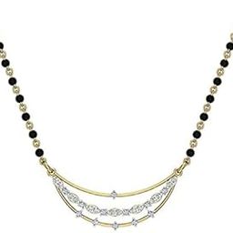 14K/18K Yellow/Rose/White Gold And Diamond Mangalsutra for Women-image-71
