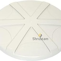 Shrustam Unbreakable Hinge Type Plastic Water Tank Cover - 19" (LID) White (500-2000 Liter)-image-88