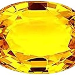 Cuonna Gems Gallery Natural 5.10 Carat Ceylon Pukhraj Yellow Sapphire Stone Original Certified 5.55 Ratti पुखराज रत्न नेचुरल Rashi Ratan Unheated Untreated Tranparent Clarity Pushparagam Stone-image-9