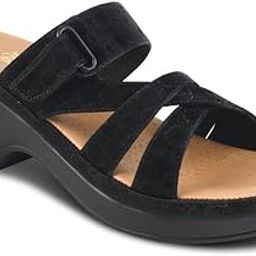 Women Smart Casual Block Heel Sandals | Women's Fashion Double Strap Sandal-image-67