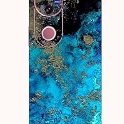 OggyBaba Blue Aqua Mobile Skin - Premium Matte Finish tective Wrap Compatible with Vivo V50 5g - Slim & Stylish Design-picture-17
