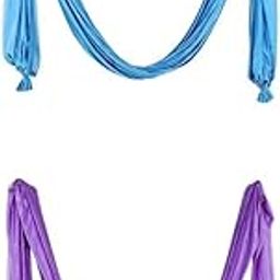 SECRET DESIRE Creations 2pcs Pilates Yoga Flying Swing Aerial Yoga Hammock Silk Fabric-picture-12