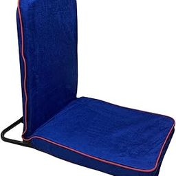 Kawachi Folding Relaxing Buddha Yoga Meditation Chair Back Support Reading Floor Chair (Blue)-image-61