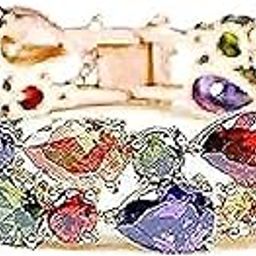 Exclusive Sparkling Colors Flowerets Vine Swiss Cubic Zirconia Silver Plated Sparkling Bracelet for Women and Girl's-25
