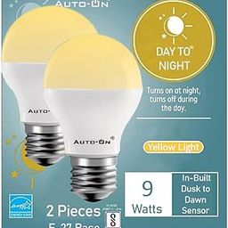 Auto-ON Day/Night Sensor LED Bulb 9W (Yellow Color) (E27-Screw Type) - Always ON During During, Auto-Off During Day - One Year Warranty (Pack of -10)-image-13