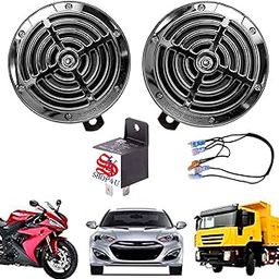 Car and Bike Supersonic Horn Set – Pack of 2 with Relay Included-19