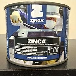 Zinga Film Galvanising System Paint with 96% Zinc in Dry Film Thickness, Steel Grey-image-44