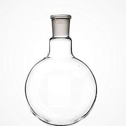 Round Bottom flask 100ml with inter changeable B-24 joint Borosilicate Glass pack of 2pcs-18