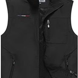 Mens Work Vest Summer Travel Photo Vest Cargo Sleeveless Jackets with Pockets-image-27
