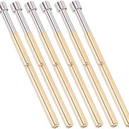 100pcs Spring Test Pogo Pin PCB Testing Pogo Pin Concave Head Type Brass Material 2.02mm/0.1in Tube Diameter 33.35mm/1.3in PCB Testing Pins-picture-21