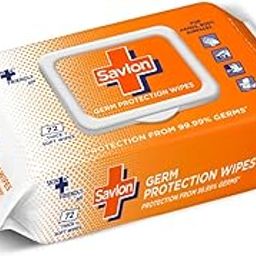 Savlon Germ Protection Multipurpose Thick & Soft Wet Wipes With Fliptop Lid - 72 Wipes Multi Purpose-picture-22