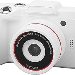 16MP Digital Camera 16X Optical Zoom 27mm Wide Angle Full HD Video 1080P 2.4 Inch LCD Vlogging Camera for Beginners (White)-14