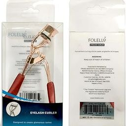 FOLELLO Premium Eyelash Curler with Non-Slip Handle – Rose Gold, Lash Curler for Women, Salon Accessories, Long Lasting Natural Eyelash Curler for Dramatic, Swooping Curls-picture-11