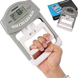 Grip Strength Tester - Hand Strengthening Device With Precision Sensors & Adjustable Handle - Hand Dynamometer Fits Most Hands - 90 Kgs/198 Lbs. Max Power Reading - For Home - Sports - Rehab &-picture-15
