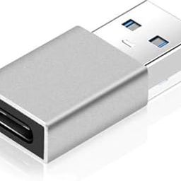 Usb-C Usb 3.1 Type C Female To Usb 3.0 Male Adapter Connector Converte Usb3.1, USB Type C Adapter (Compatible With Cellular Phones, Tablets, Laptops - Silver)-12