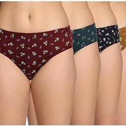 Women's 100% Pure Cotton Panty - Soft, Comfortable & Skin-Friendly | Lux Panty for Everyday Comfort (Pack of 4) (Color & Print May Vary)-image-50