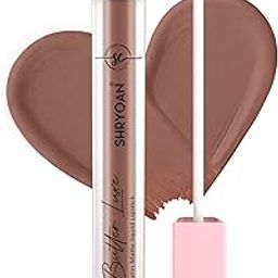 Shryoan Butter Luxe Satin Matte Liquid Lipstick | Ultra Pigmented, Long-Lasting, Non-Transfer Formula, Smooth Lip Color, Weightless Finish, Silky Matte Finish (6ml) (Shade-13, Shade-13)-image-33