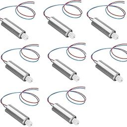 INVENTO 8pcs 3.7V 7x20mm 720 Micro Coreless High Speed 48000 RPM DC Motor with 11 teeth Plastic Gear mounted for Quadcopter Helicopter Tiny Toy Drones-picture-12