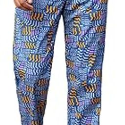 Men's Blue Cotton Lounge Pants - Printed, Casual Wear- USPJ2306-picture-17