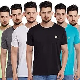 mack jonney Men's Slim Fit T-Shirt (Pack of 6)-picture-22