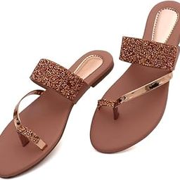 clbohara Grils Stylish Fancy and comfort Trending Flat Fashion sandals-image-95