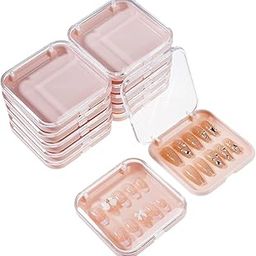 FBLXE 10 Pieces Press on Nail Packing Boxes for DIY Nail Storage Nail Tips Display XL white|Health & Beauty | Nail Care, Manicure & Pedicure | Nail Art Accessories (Pink)-image-94