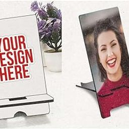 EVOTECH Custom Print MDF Mobile Stand – Personalized & Durable Phone Holder, Perfect for Desk, Office, and Home Use – Ideal for Gifts (17.5 x 8.5 cm)-20