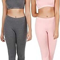 Womens Lycra Blend Thermal Deep Back Blouse Top and Pyjama Sets-image-7