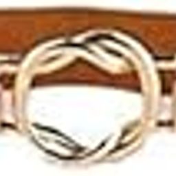 1 Pcs Brown Women's Retro Elastic Stretchy Metal Adjustable Stylish Design Waist Belts For Ladies-image-48