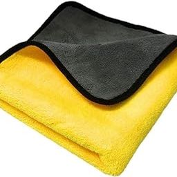 Fresh Gear Microfiber Cloth 600 GSM - 40x40 cm | Ultra Soft, Super Absorbent, Lint-Free Cleaning & Detailing Towel for Car, Bike, Home & Kitchen Use (1)-14