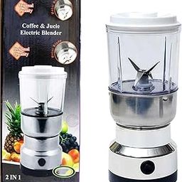 Electric Spice & Coffee Grinder, 200W Stainless Steel Mixer Grinder for Masala & Herbs Grinding Machine for Dry Item, Push Button Control (1, Silver, Large Size NIMA)-31