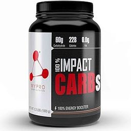 Mypro Sport Nutrition Carb Powder Supplement | 2X Faster Muscle Fuel | Pre Workout & Post Workout | Carbohydrate Powder for Recovery, Endurance, Gain Muscle Mass Chocolate Flavour (1000 Gm- 2.2LBS)-1