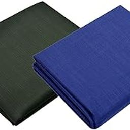 MEN'S Cotton Shirt & Poly-Viscose Trouser Fabric Combo Set-image-56