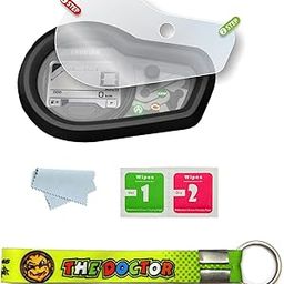 ERODIAN Meter Display Screen Protector, Meter Guard For Ray ZR 125 with Button Bikes | Scratch Resistant | Water Resistant | HD Clear Vision (1-Free Random 6 inch Keychain)-image-5