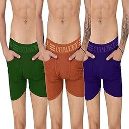 CUPATEX Two Pocket Multicolour Trunks (TOP_01_Multicoloured_Pack of 3)-17
