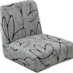THE STYLE SUTRA Modern Printing Chair Cover Universal Dustproof Home Flexible Stretchable Gray-image-28