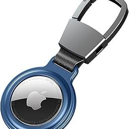 Magnetic Case for AirTag Keychain, Alloy Key Ring Protective Cover Compatible with AirTag Case Holder Tracker Finder Accessories-picture-14