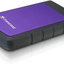 Transcend StoreJet 2TB External HDD USB 3.1 Gen1 | One Touch auto Backup | 2.5" HDD | 3 Yrs. Warranty | Purple - TS2TSJ25H3P-9