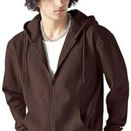 Clothing Men’s Solid Zipper Hooded Sweatshirt-image-37