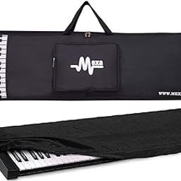 Mexa compatible with casio cts200 / cts100 / cts300 / cts195 keyboard bag padded quality with dust cover.-31