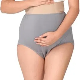 morph maternity Belly Support Panty | Women's Over The Bump Underwear | High Waist Full Coverage | Full Belly Support | Comfy Cotton Pregnancy Panty | Pack of 1-picture-2
