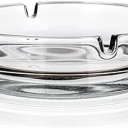 OMAZING KITCHEN Classic Crystal Quality Heavy Glass Ashtray (Set of 2 Pieces)-image-13