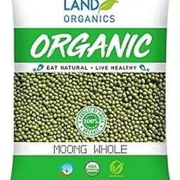 Natureland Organics Moong Sabut/Whole Daal 500 Gm - Organic Healthy Pulses-15
