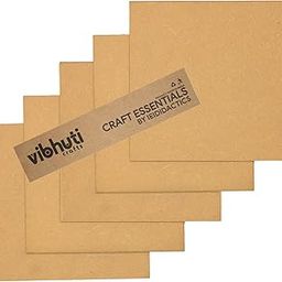 IEIDidactics Vibhuti Crafts 6x6 Inch MDF String Art Boards (Pack of 5) - Ideal for Creative String Art Projects-image-60