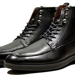 Leather Men Apron Laceup Ankle Boot-image-62